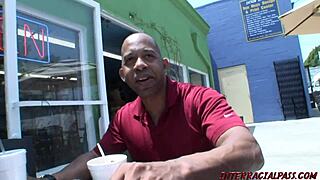 Blonde Takes Two Black Cocks