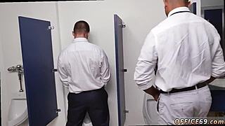 On pantsless friday, gay boys have free sex in the office