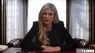 Milfy Principal Ellie TEACHES Naughty Student A Hard LESSON