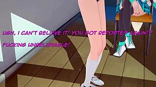 Femdom urethra punishment for peeping Tom: a naughty lesson