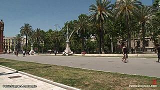 Man, that Spanish babe got drilled hard in public