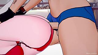 Girlfriend moves rhythmically in her bikini for hentai fun