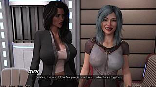 Busty Ebony Milf Feels Jealous After Intimate Encounter with Friends in Space