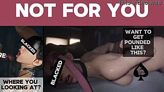 Big Black Cock Orgasm In Hentai Jerk Off Instructions With Interracial 3D Anime