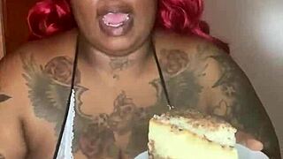Ebony student HazelnutXXX gets naughty with her teacher