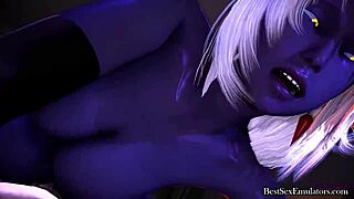 hey, wanna see this 3d milf take a facial?