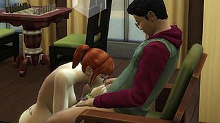 Detailed blowjob scenes with intense sucking sounds.