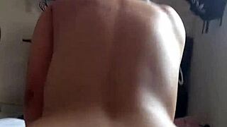 Teen tattooed babe sits on stepbrother’s cock while watching TV