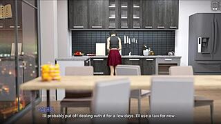 Brunette Teacher with Big Tits Faces Problems at University