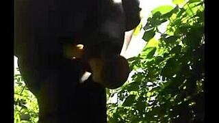 Ebony Secretary Teases Friend with Flexible Legs in Outdoor Pussy Fuck