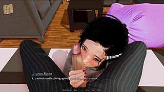 Cute curvy anime girl with big tits in harem hotel 420 outfit gets fucked.