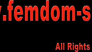 Femdom Pussy Licking Session with Mistress Dominating Her Slave