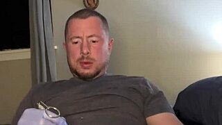 Gay masturbation with a solo pleasure star with a big dick