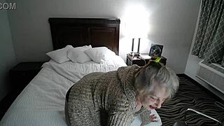 Horny housewife's solo session on Oregon coast