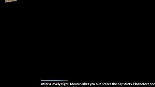 Cute curvy anime girl with big tits in harem hotel 420 outfit gets fucked.