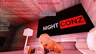 Big black cock penetrates bent over girl in Roblox porn
