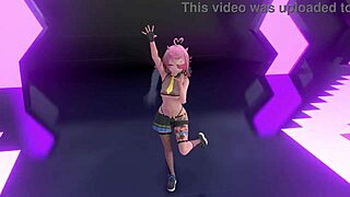 Idol Does Strip Tease to Yoasobi