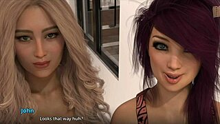 Meeting a blonde princess in 3d hentai cartoon