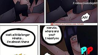 Sasuke and Hinata’s passionate encounter in a Naruto-themed setting