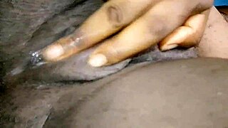 Chubby babe's pink pussy masturbation up close in tight wet action