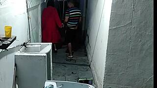 i got caught naked sweeping by my neighbor who made me suck him