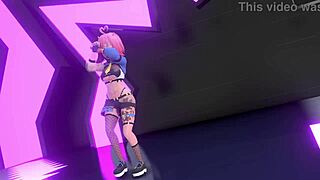 Idol Does Strip Tease to Yoasobi
