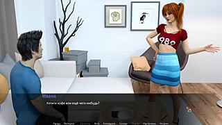 Big tits and ass gets cum inside in this anime game