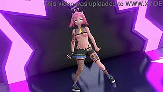 Idol Does Strip Tease to Yoasobi