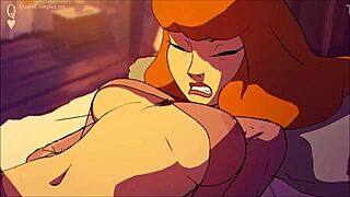 Scooby Doo and the gang in a hot cartoon porn video