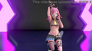 Idol Does Strip Tease to Yoasobi