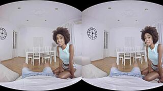 Virtualrealporn.com - Newlywed couple's first time in 3D and 4K
