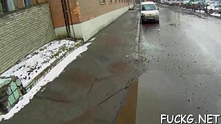 Young and beautiful woman gets picked up for some hot sex on webcam