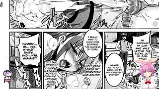 anal training daily in hentai anime style