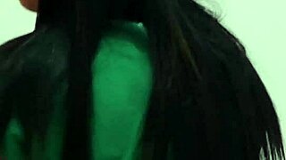 Stripping Christmas Suit on Desk