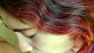 Emo brunette gets messy with big black cock