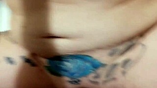 Hot milf gets some action on the bathroom counter