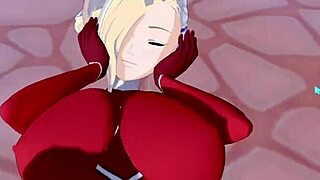 Ino's big ass: Zero Two cosplay hentai animation game in 3D