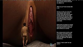 Oh, small 18+ gesture in episode 41 of 3d comics cartoon sex