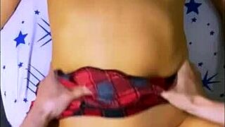 Shy Latina Student Seduces Neighbor Boy, Unaware of Hidden Cameras Watching Her Tight Body