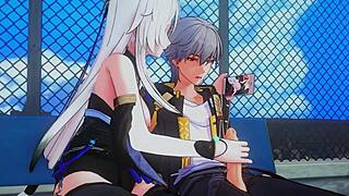 dominance and cowgirls in hentai riding squirting handjob anime sex