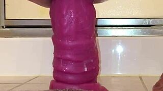 Deep anal penetration with a big cock