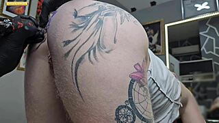 starting the day with a shift in my ANAL tattoo game, hell yeah