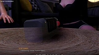 horny stepsis sucking huge dick in 3d?