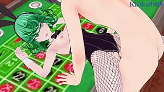 I watched Tatsumaki and Fubuki in bunny girl outfits having intense sex in this One-Punch Man hentai