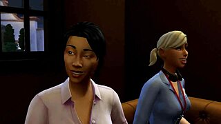 Big tits and ass get a good fuck in The Sims 4