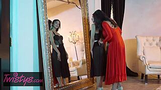 missy martinez and veronica rodriguez teacher lesbians masturbate with oral and dancing in shoes