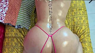 Colombian Latina Amateur Gets Her Big Oiled Ass Fucked And Cummed On By Rico