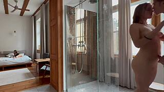 yo, she just jumped in for some wild group banging