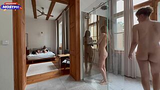 yo, she just jumped in for some wild group banging