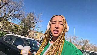 Ebony Luna's rough and wild public sex adventures
